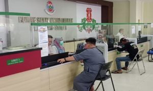 <p>Pelayanan di RSUD dr Murjani Sampit pada Rabu (17/1).</p>