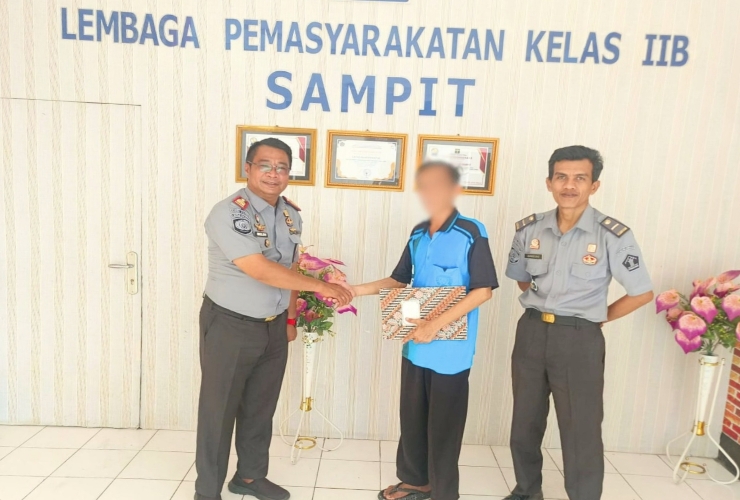 Satu WBP Lapas Sampit Dapat Remisi Hari Raya Waisak