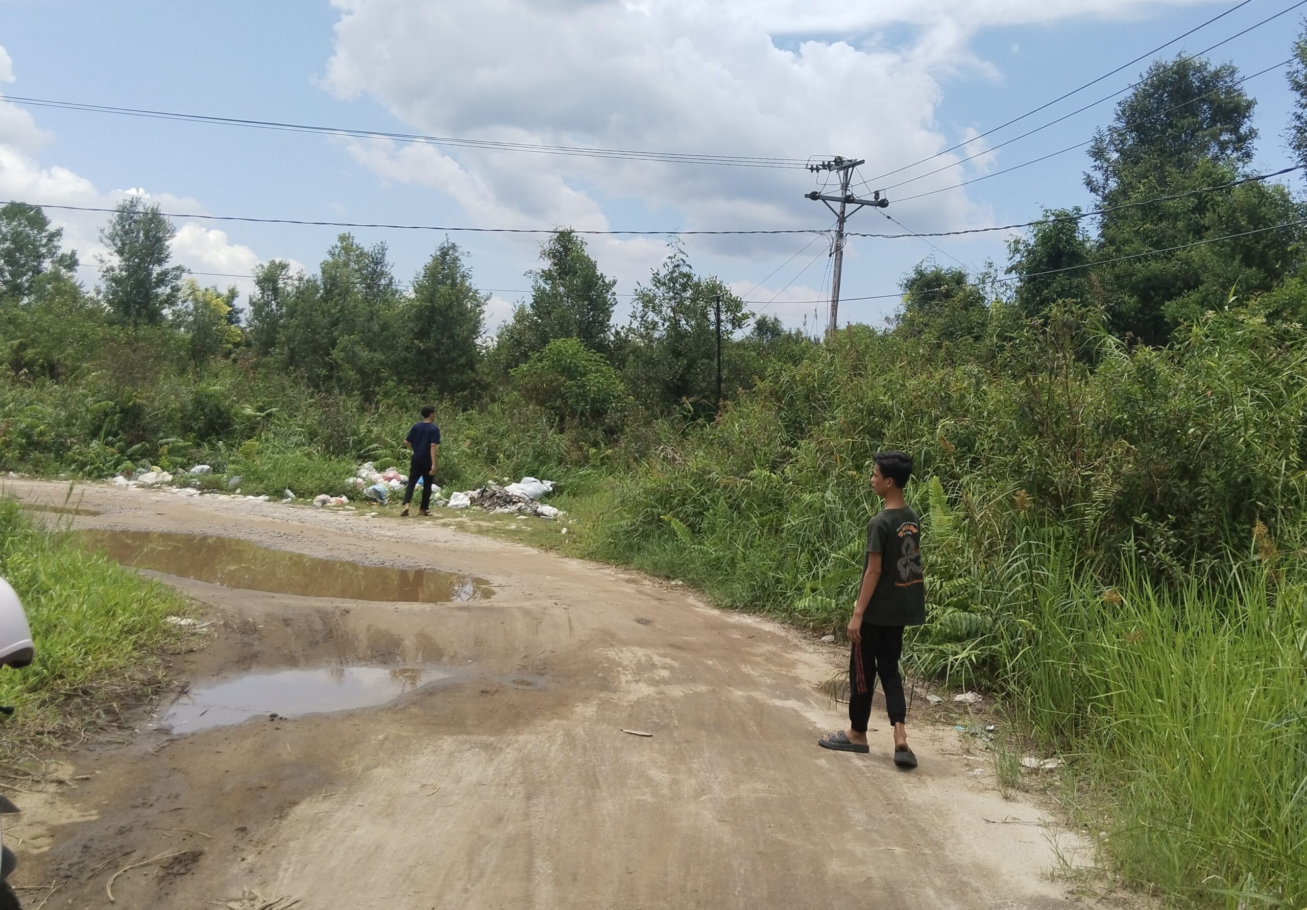 <p>Lokasi tempat seorang ibu penju sayur dibegal</p>