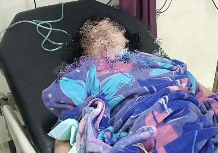 <p>I saat menjalani perawatan medis di RSUD Dr. Murjani. </p>