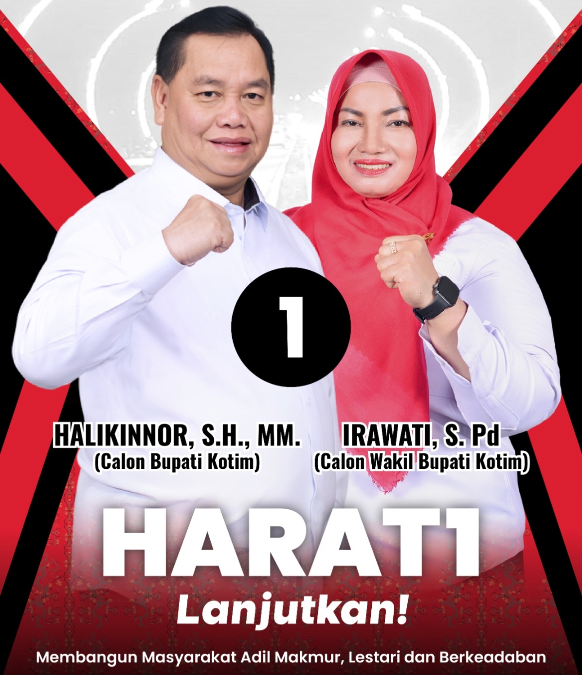 Halikinnor Siap Hadapi Debat Publik Pilkada Kotim, HARATI Optimis Menang