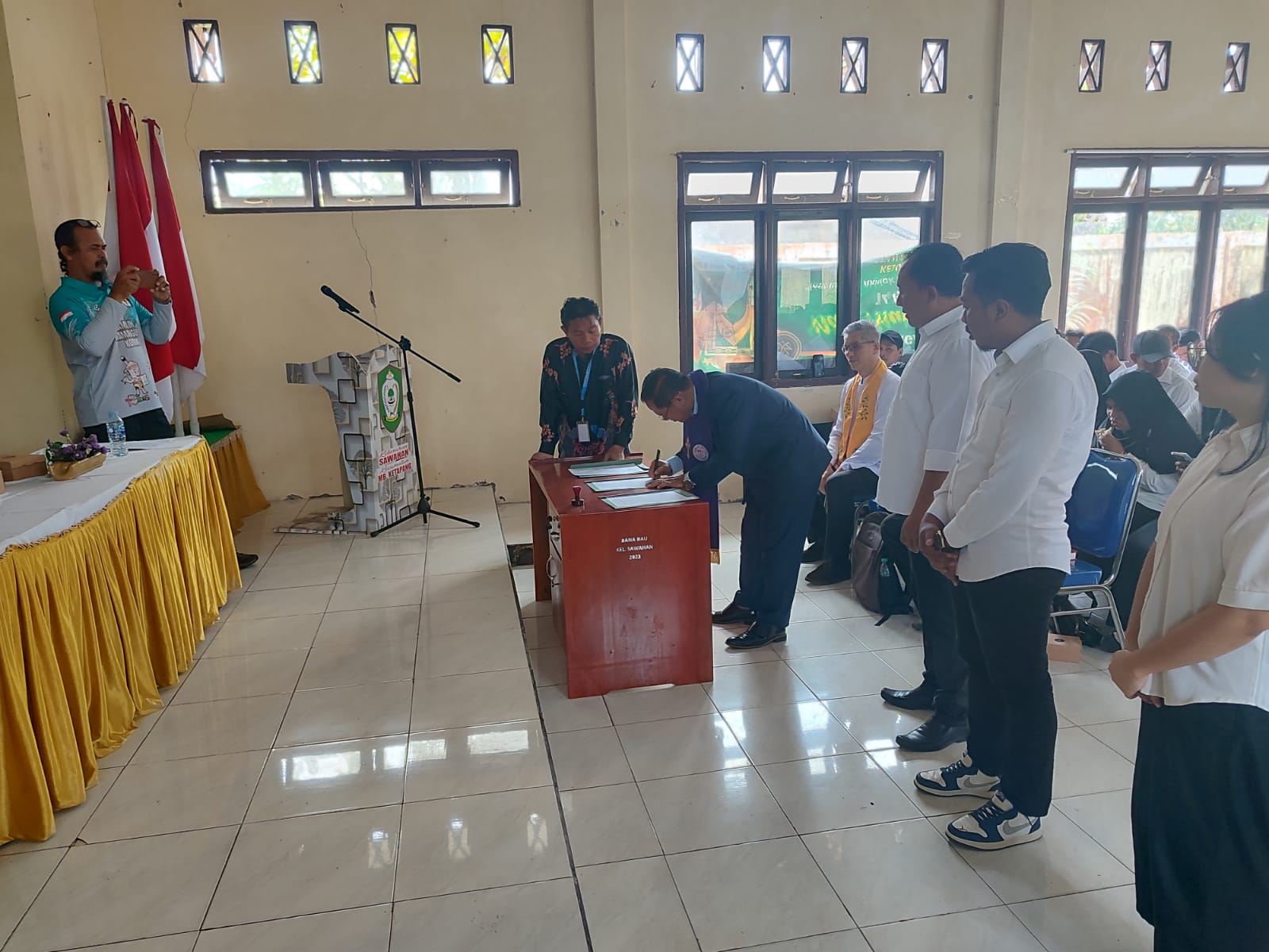 <p>Pelantikan anggota KPPS di Lapas Sampit. </p>