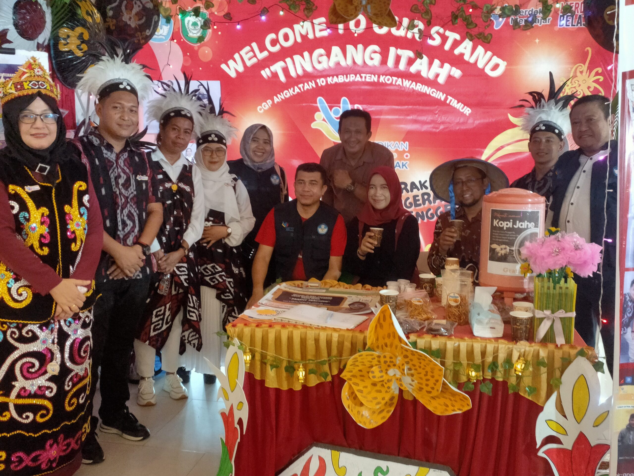 <p>Salah satu stan Panen Hasil Belajar pada Lokakarya 7 Program Guru Penggerak. </p>