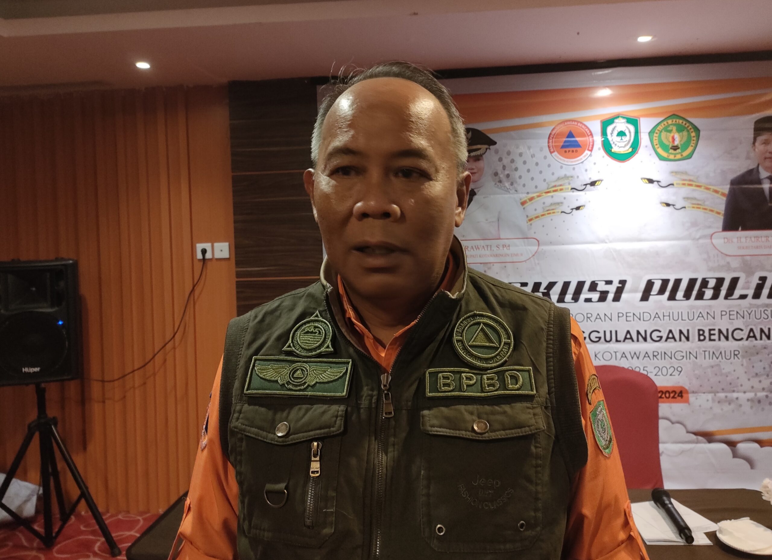 <p>Kepala BPBD Kotim, Multazam. </p>