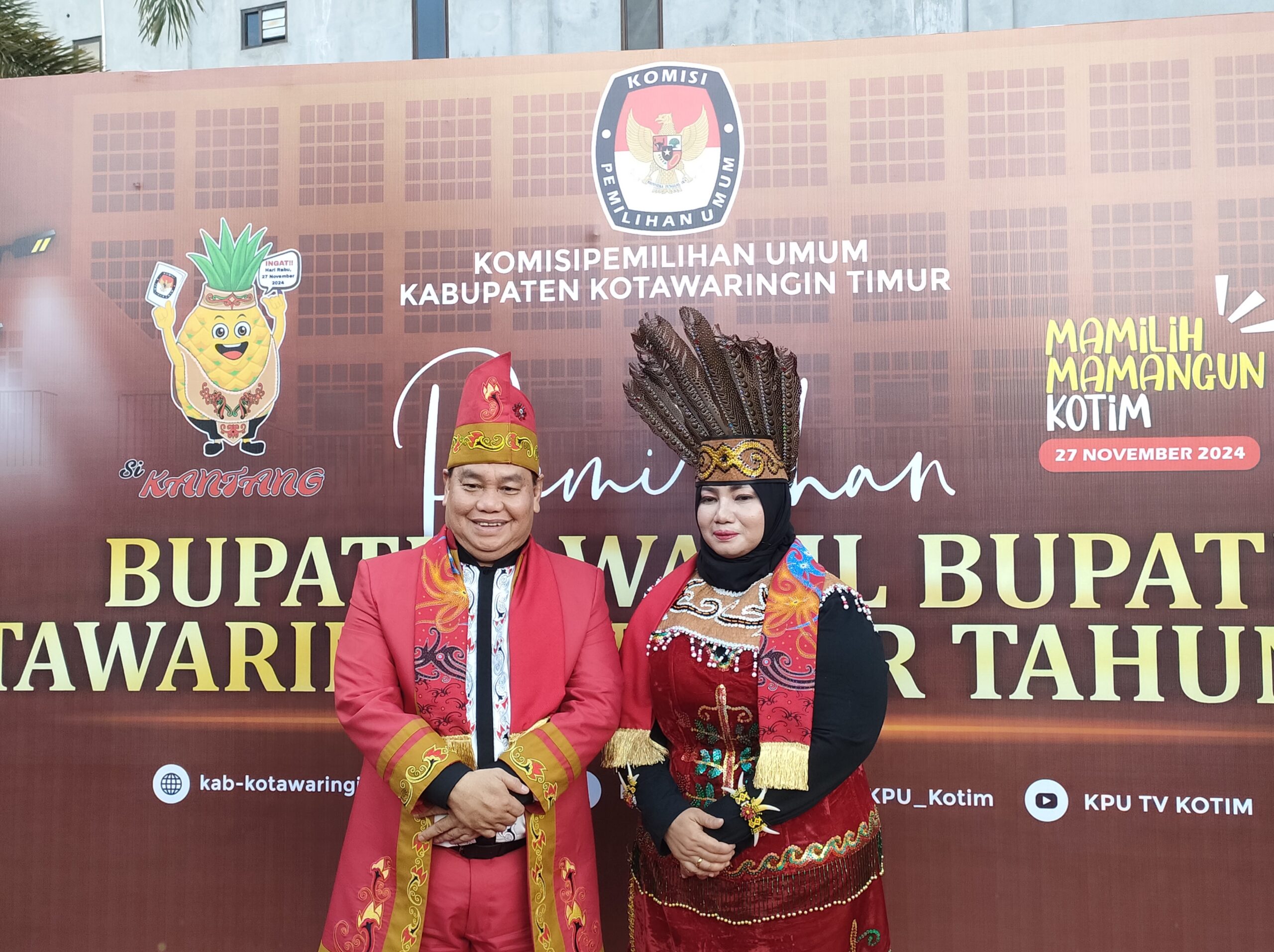 <p>Pasangan calon Bupati dan Wakil Bupati Kotim terpilih, Halikinnor-Irawati (Harati). </p>