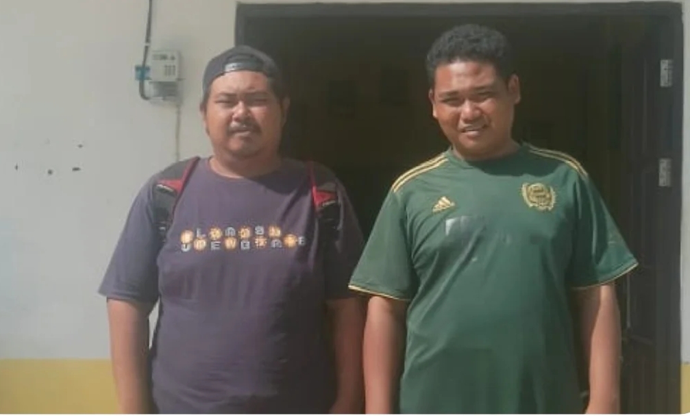 <p>Dua orang terlantar asal Surabaya yang berhasil dipulangkan oleh Dinas Sosial Kotim, belum lama ini. </p>