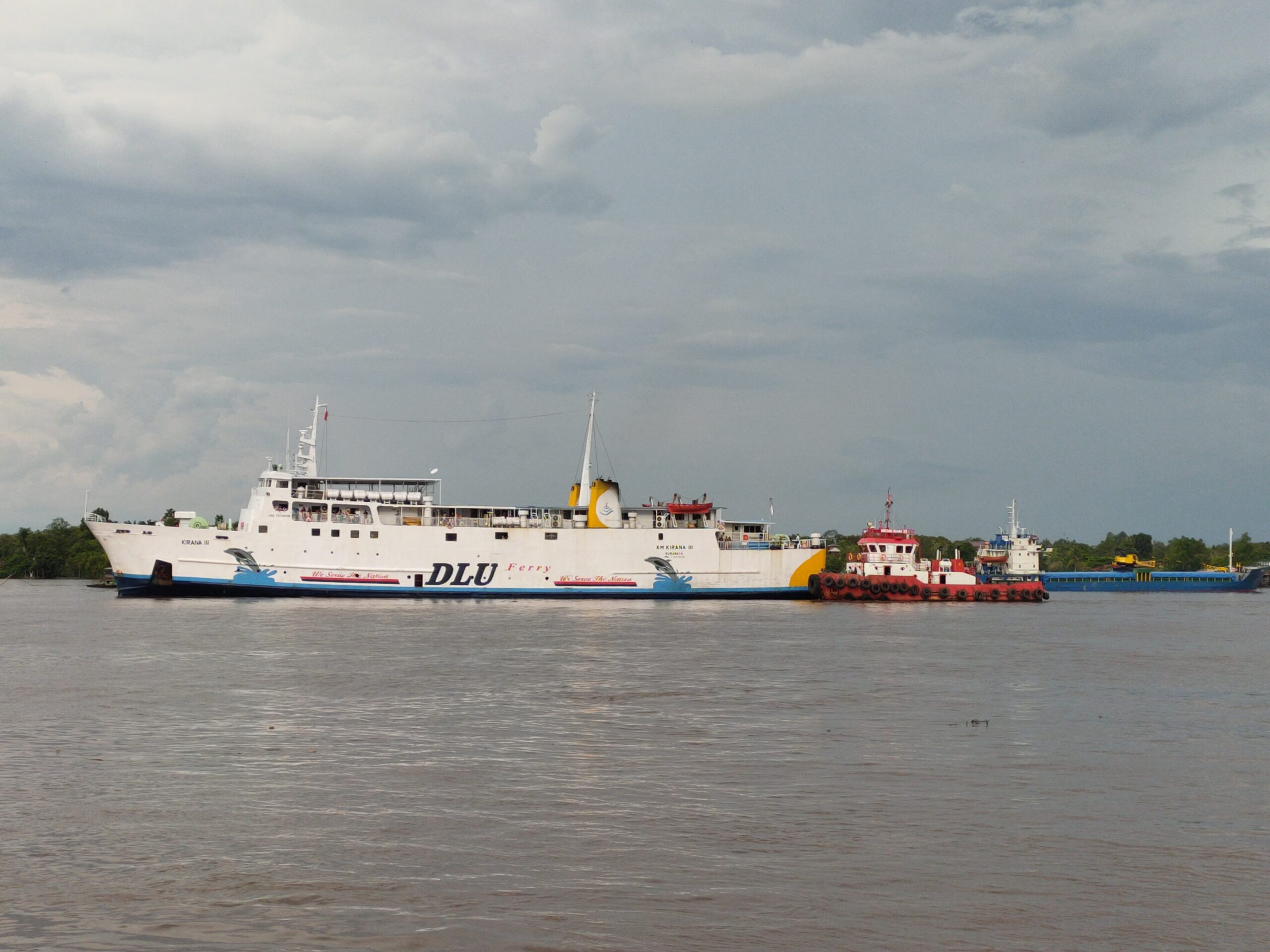 <p>Kapal PT DLU yang bertolak dari Pelabuhan Sampit. </p>