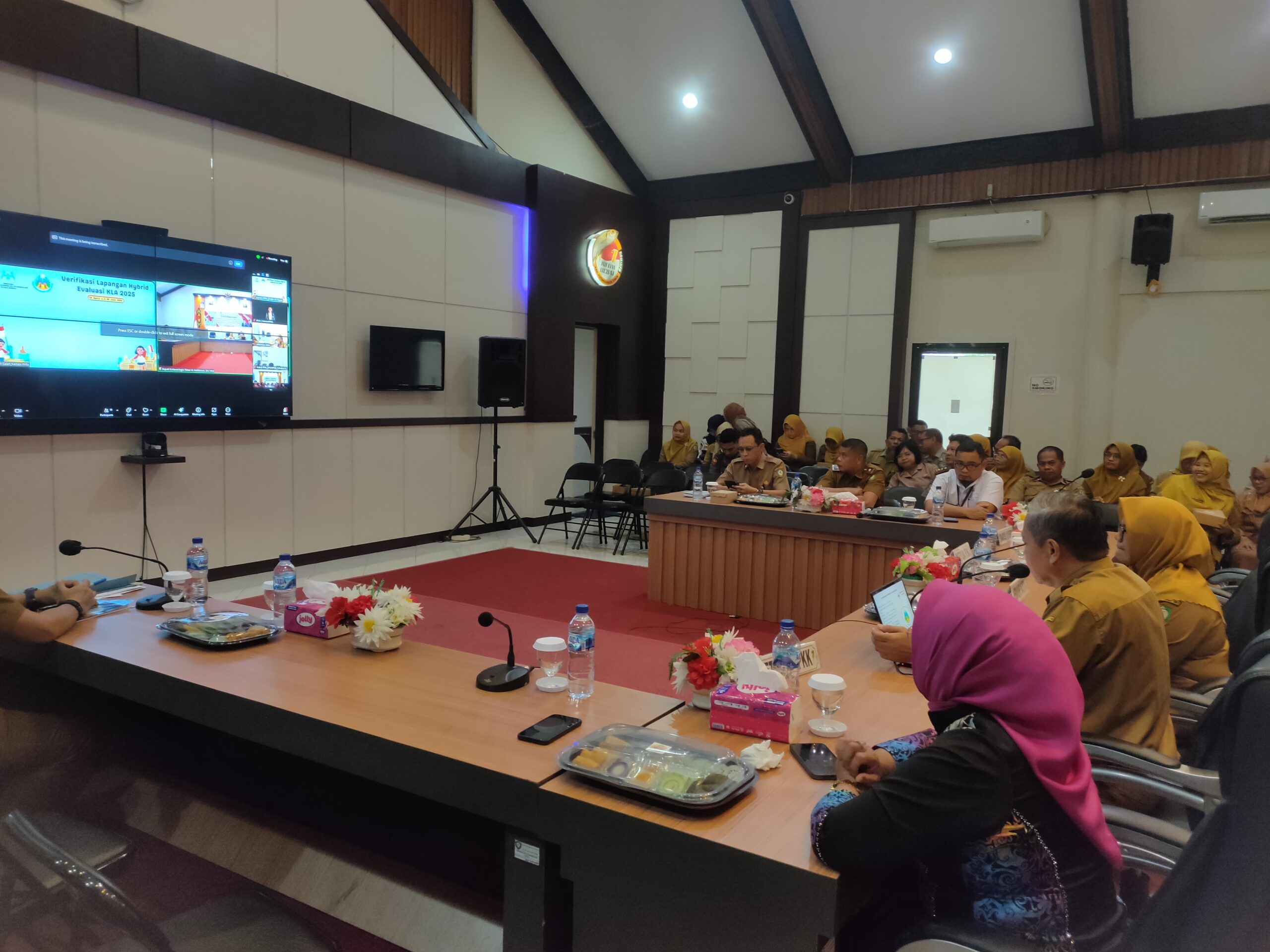 <p>Kotim ikuti Verifikasi Lapangan Hybrid Evaluasi Kabupaten Layak Anak (KLA) Tahun 2025 yang dilakukan oleh Kementerian PPPA, Selasa (10/6/2025). </p>