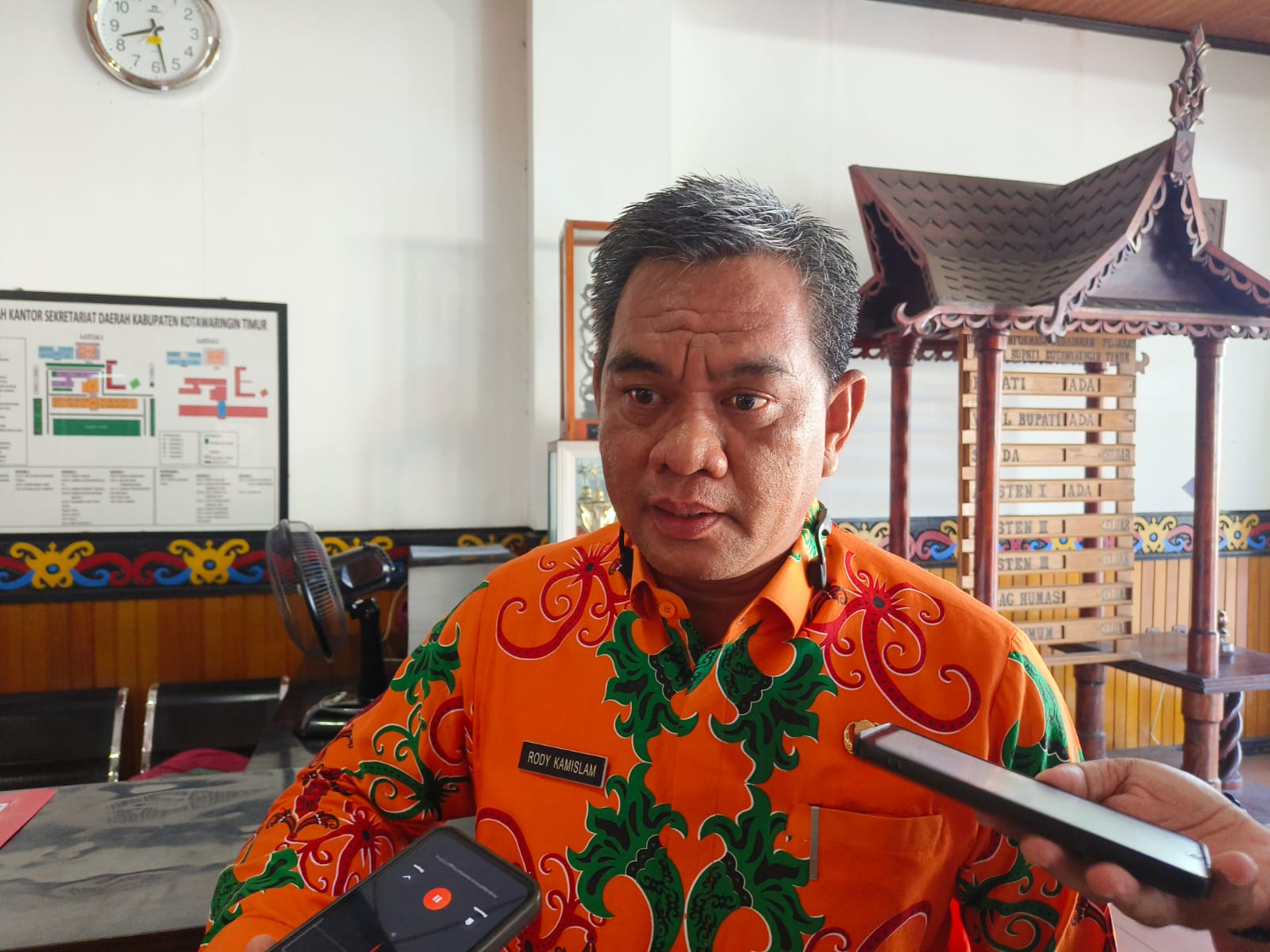 <p>Plt Asisten II Setda Kotim Bidang Perekonomian dan Pembangunan, Rody Kamislam, Kamis (31/7/2025). (Foto: Apri) </p>