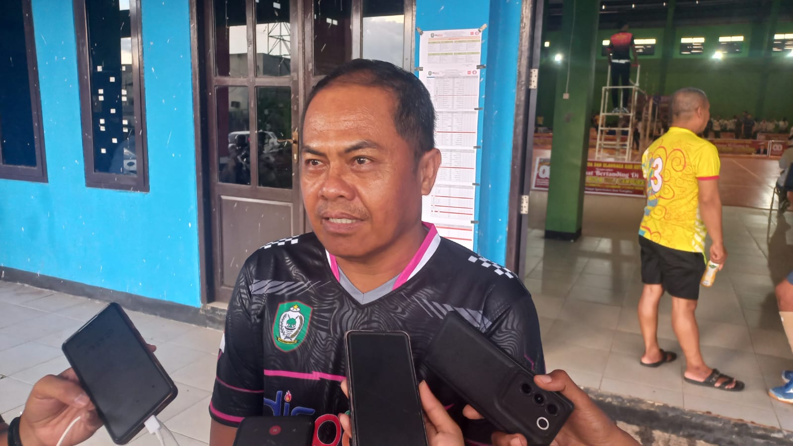 <p>Kepala Dispora Kotim, Wiyono saat diwawancarai, Kamis (4/9/2025). (Foto: Apri) </p>