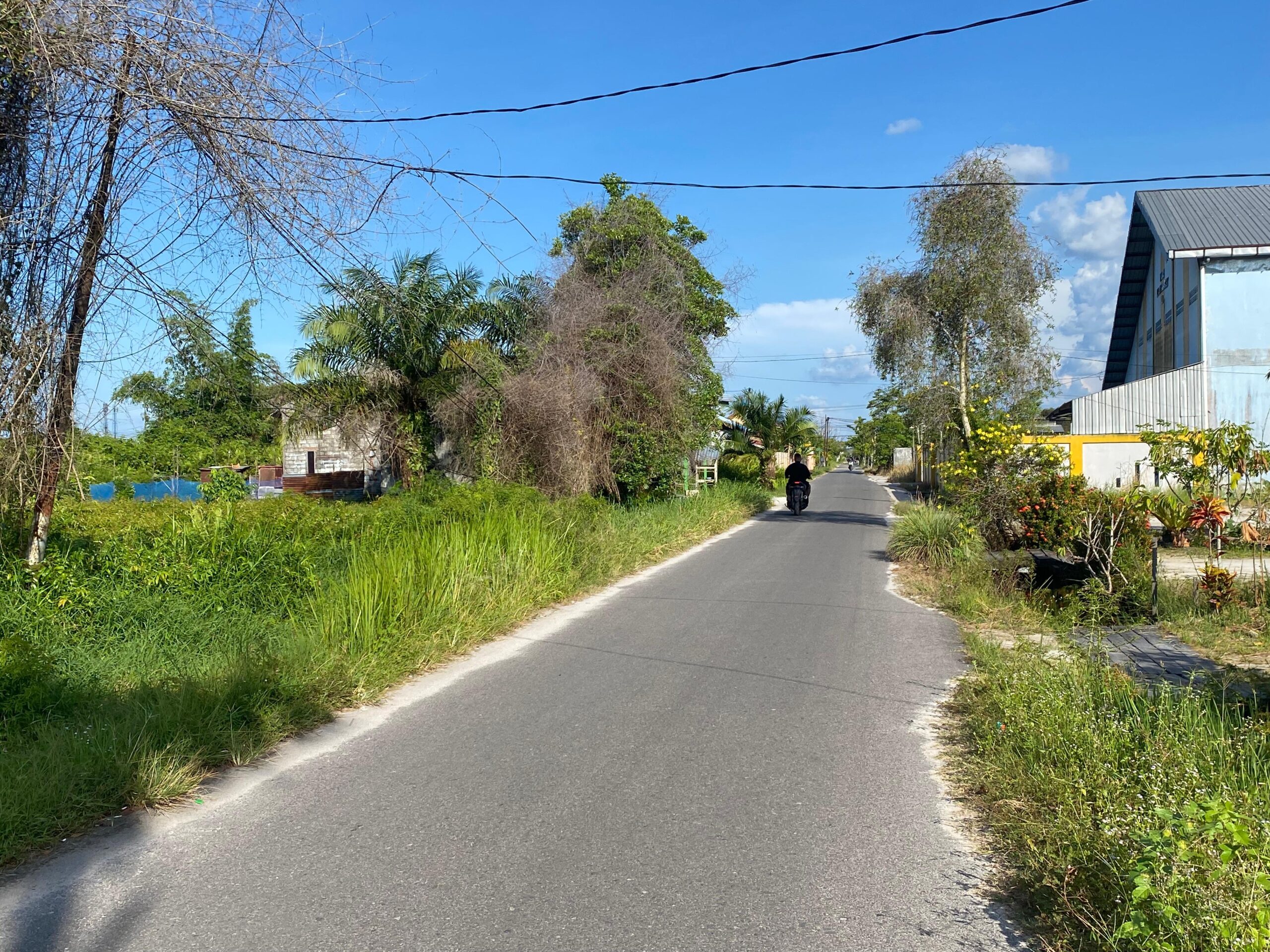 <p>Cuaca panas di Sampit, Rabu (15/10/2025). (Foto: Apri)</p>