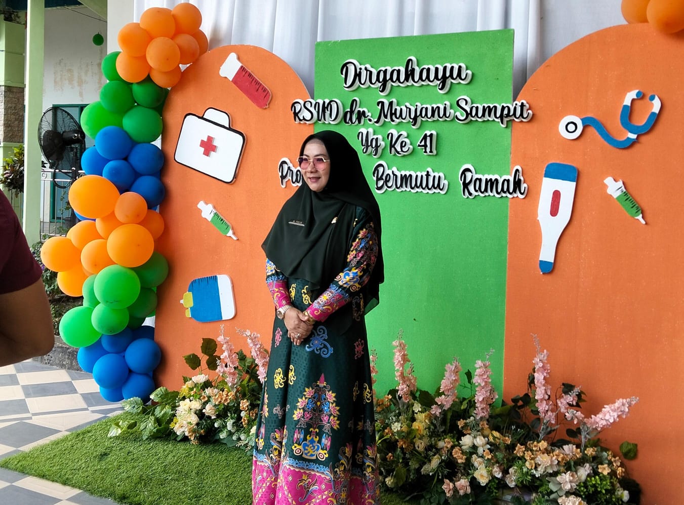 <p>Plt Direktur RSUD dr Murjani Sampit, dr Yulia Nofiany, Kamis (16/10/2025). (Foto: Apri) </p>