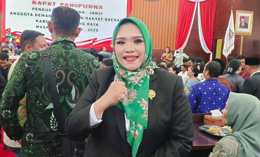 <p>Wakil Ketua I DPRD Murung Raya, Dina Maulidah.</p>