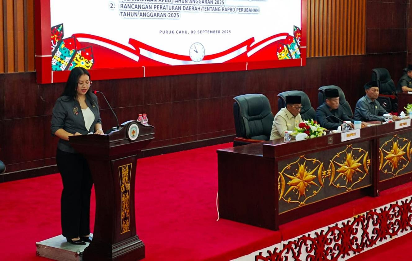 <p>Juru bicara fraksi PDIP Kabik Amaz Jasikha, Selasa (9/9/2025)</p>