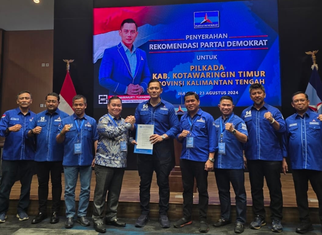 Demokrat Susul Nasdem dan PKB Mencalonkan Halikinnor Maju Jadi Calon Bupati Kotim