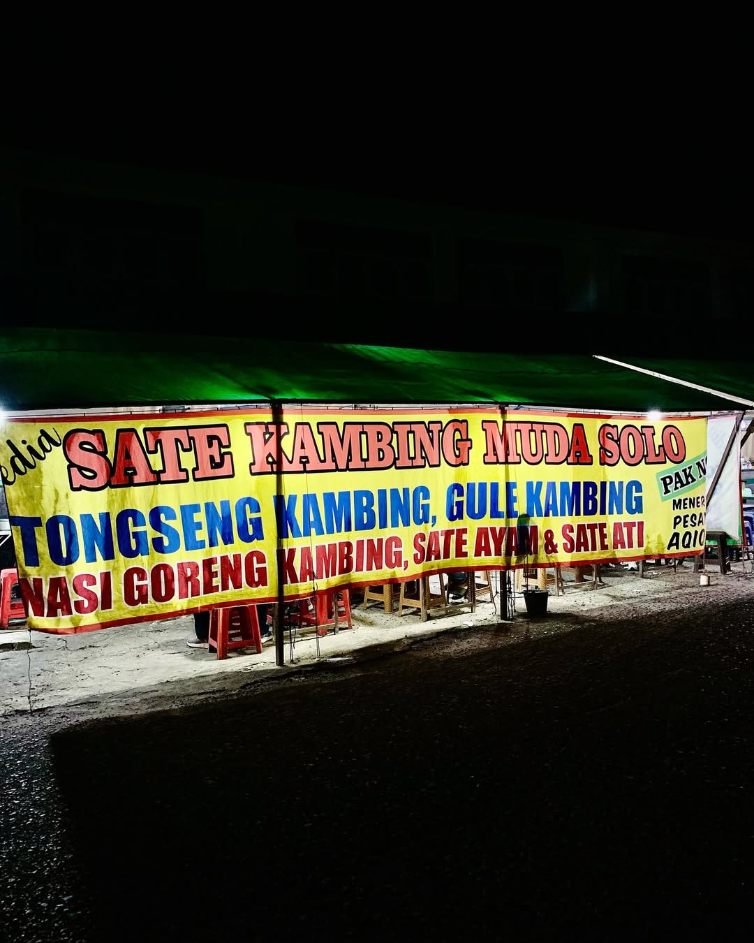 <p>Warung sate kambing muda solo yang terletak di Jalan Pemuda, Kabupaten Kotim . (Foto: Apri) </p>