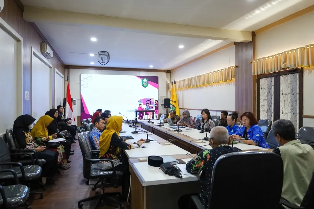<p>Pemkab Kotim saat menggelar audiensi bersama Balai Bahasa Provinsi Kalimantan Tengah, Kamis (12/6/2025). </p>