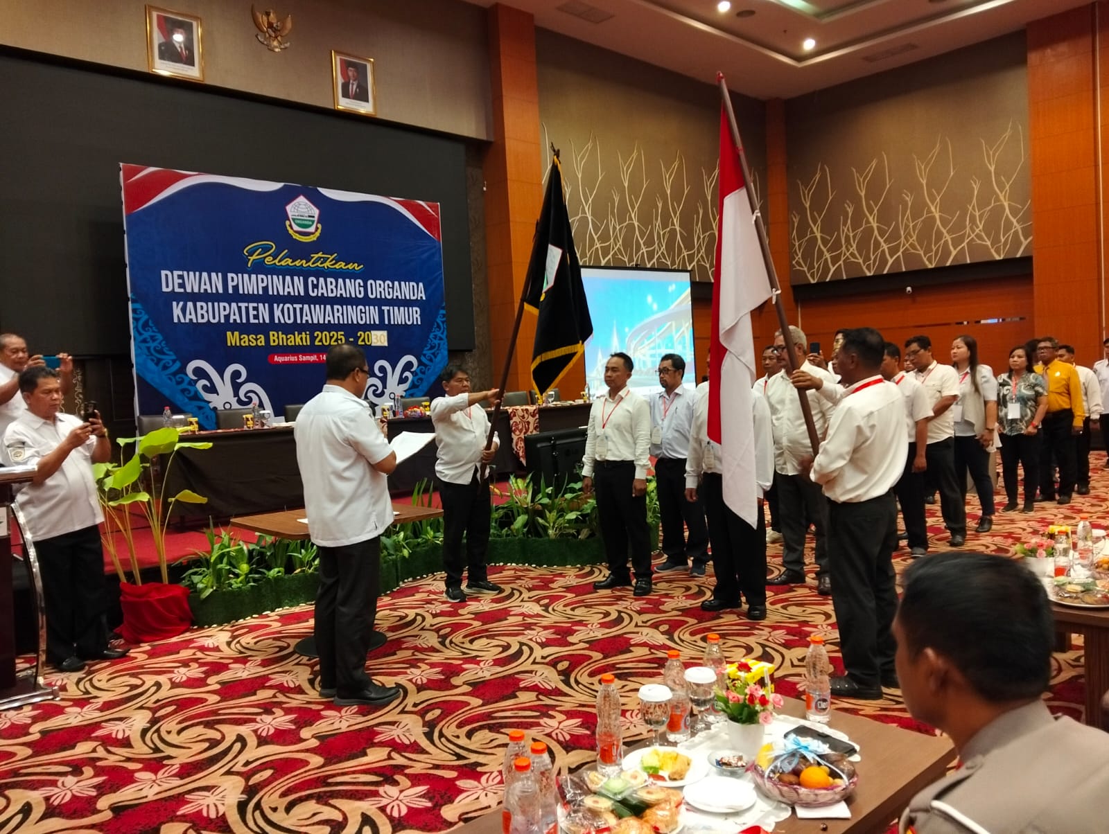 <p>Pelantikan Pengurus Organda Kotim Periode 2025–2030, di Hotel Aquarius Sampit, pada Rabu (14/5/2025).</p>