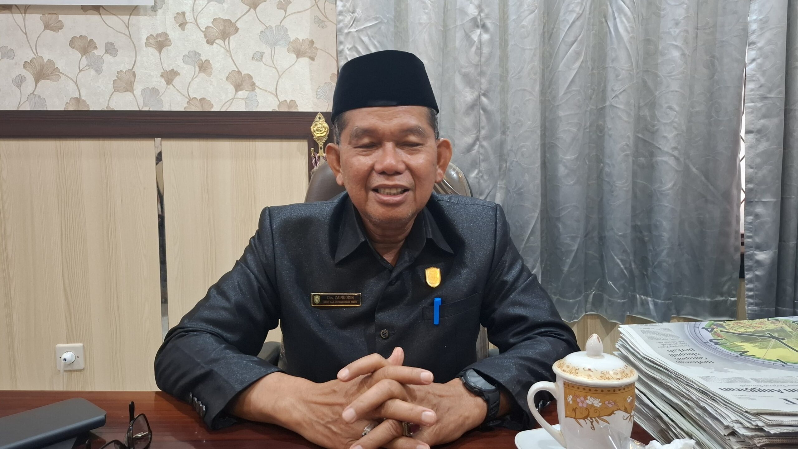 <p>Anggota DPRD Kotim, Zainudin. (Foto : Adi)</p>