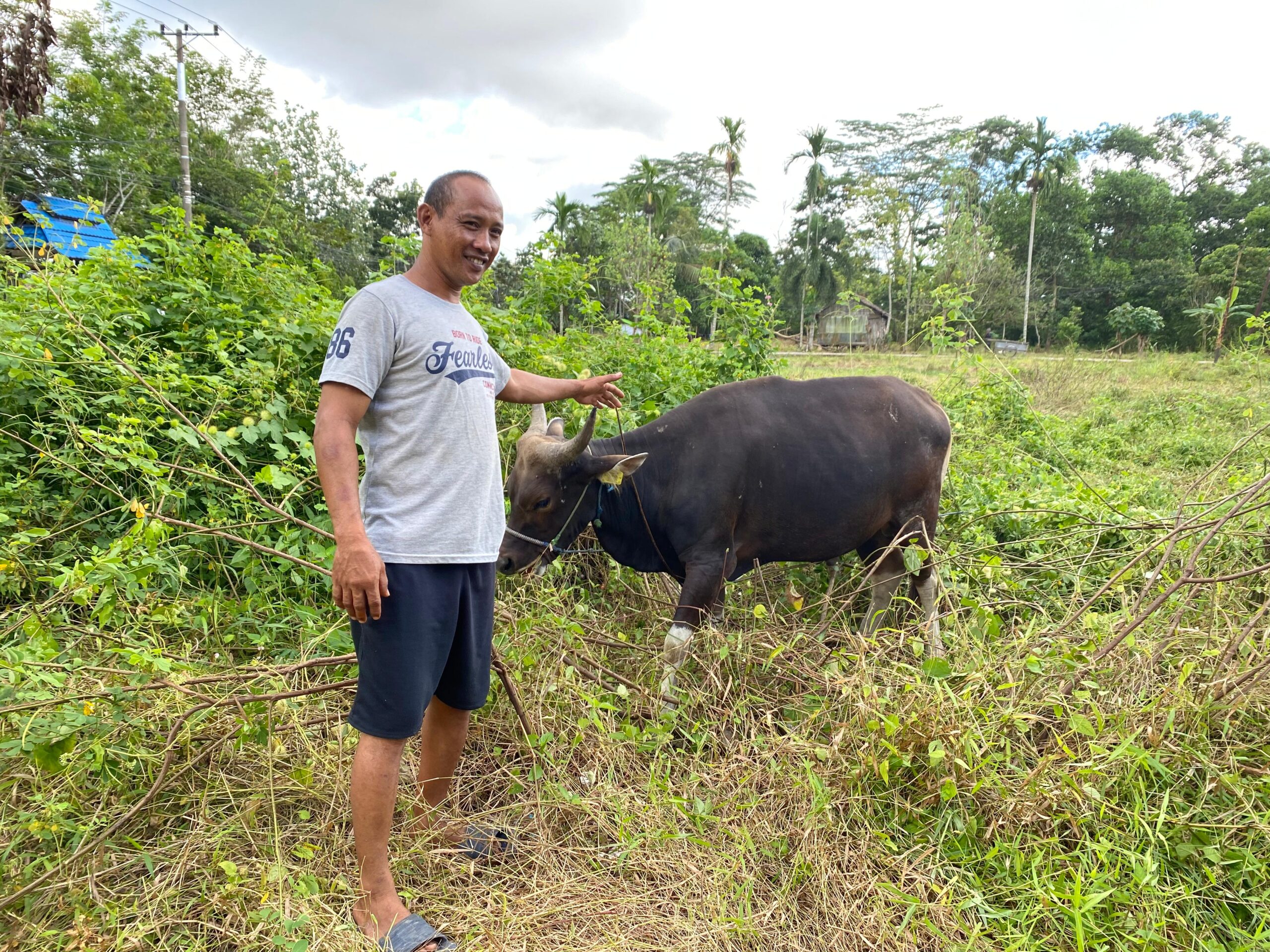 <p>Pedagang sapi kurban, Daeng Beta</p>
