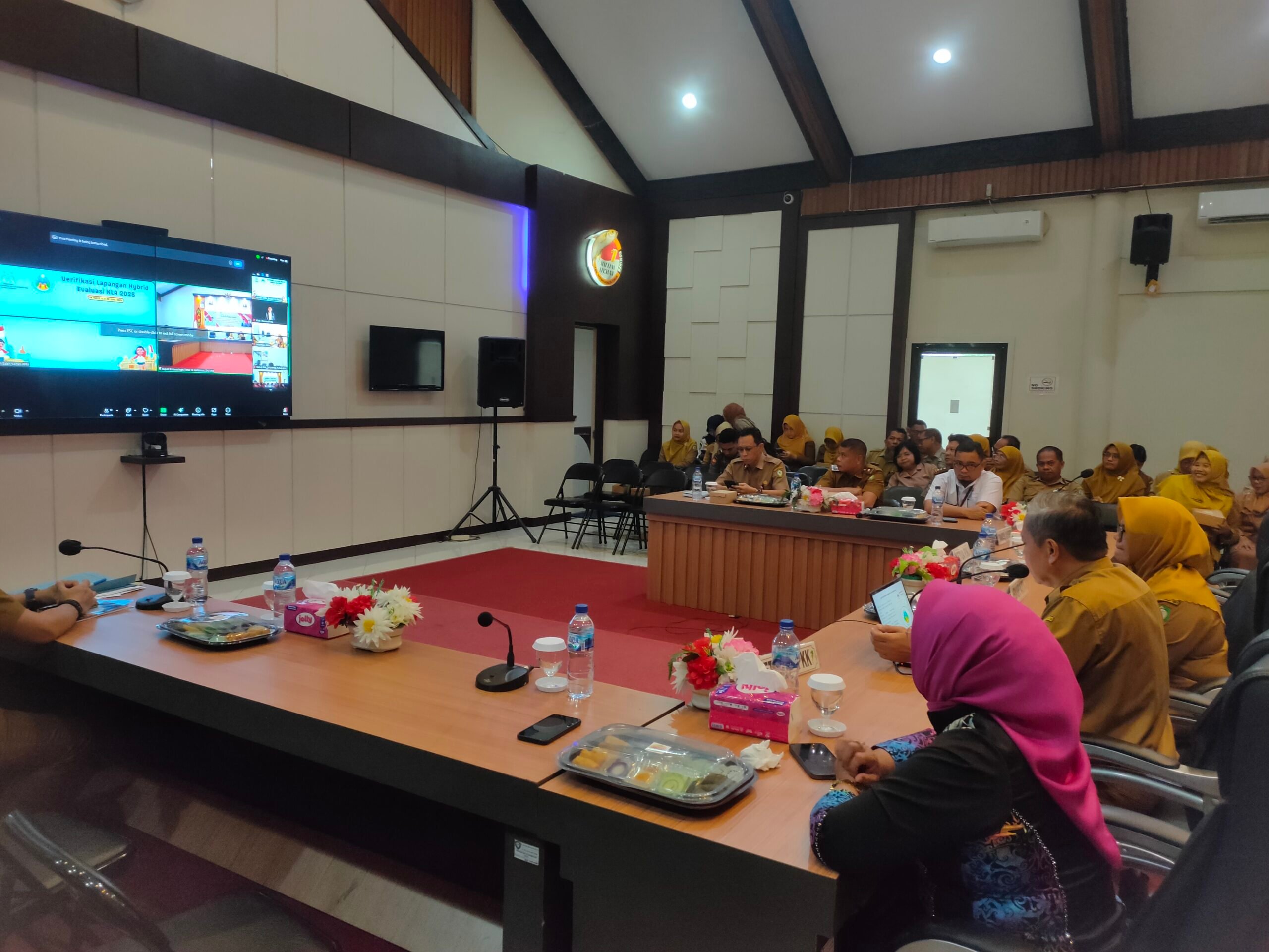 <p>Kotim ikuti Verifikasi Lapangan Hybrid Evaluasi Kabupaten Layak Anak (KLA) Tahun 2025 yang dilakukan oleh Kementerian PPPA, Selasa (10/6/2025). </p>
