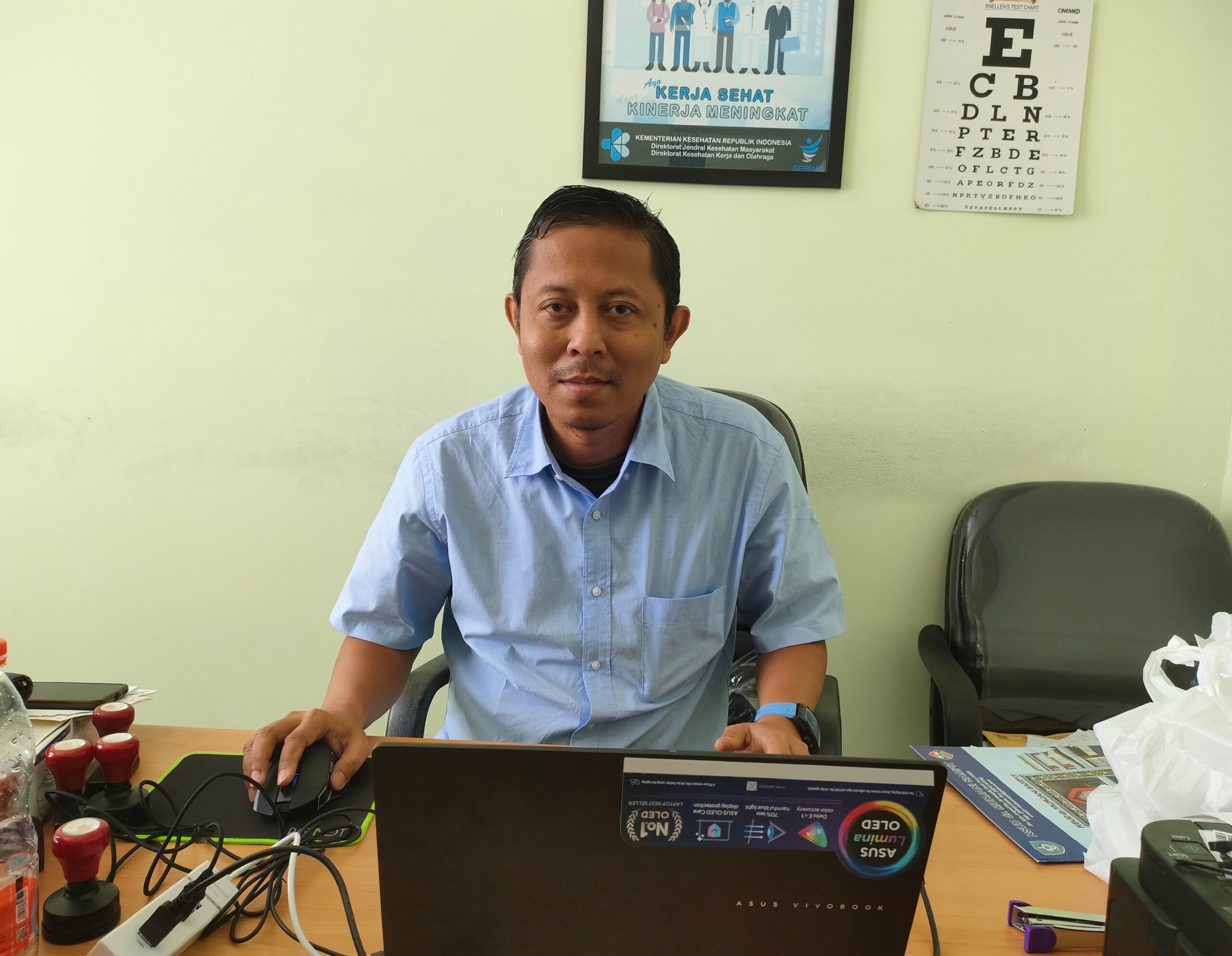 <p>Kepala Bidang Pelayanan Medik RSUD dr Murjani Sampit, dr Anggun Iman Hernawan. (Foto: Apri) </p>