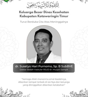 RSUD Murjani Sampit Berduka, dr Susetyo Hari Purnomo Meninggal Dunia
