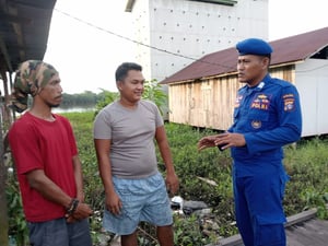 Cegah Banjir dan Jaga Lingkungan, Ditpolairud Gelorakan Aksi Peduli Sungai di Pangkalan Bun