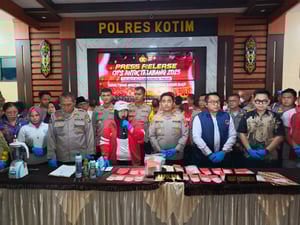 Pemusnahan Barang Bukti Narkoba 2,7 Kg di Kotim, Bukti Komitmen Bersama Lawan Narkotika