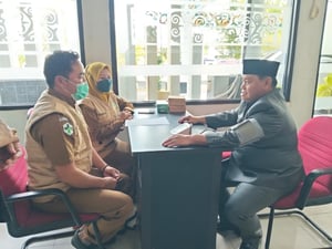 Setwan Kotim Sediakan Layanan Cek Kesehatan saat Rapat Paripurna
