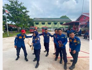 Bukan Hanya Soal Kebakaran, Ini Deretan Tugas Damkar Kotim yang Tak Terduga