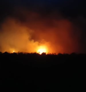 Kebakaran Lahan Kembali Terjadi di Baamang Hulu