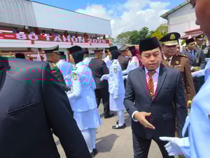 Paskibraka Kotim Diminta Jadi Inspirasi Bagi Generasi Muda
