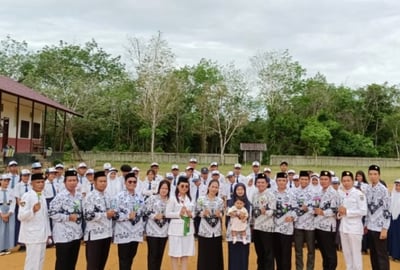 Guru Dipelosok Seruyan Ikut Merayakan Peringatan Hari Guru ke-78
