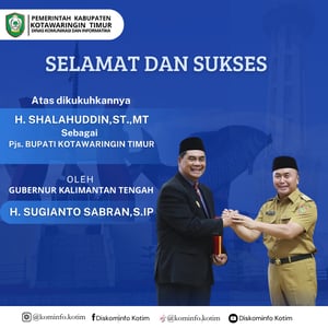 Shalahuddin Resmi Jabat Pjs Bupati Kotim