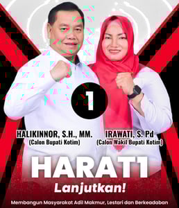 Halikinnor Siap Hadapi Debat Publik Pilkada Kotim, HARATI Optimis Menang