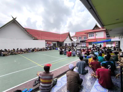 Warga Binaan Lapas Sampit Dilibatkan dalam Sosialisasi Pemilu untuk Meningkatkan Partisipasi