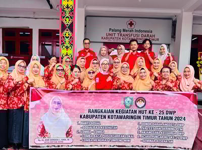 DWP Kotim Gelar Donor Darah dalam Rangka HUT ke-25