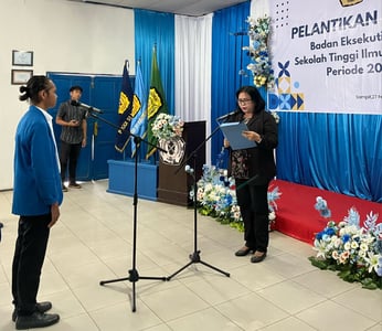 Andriyanto Resmi Dilantik Jadi Ketua BEM STIE Sampit