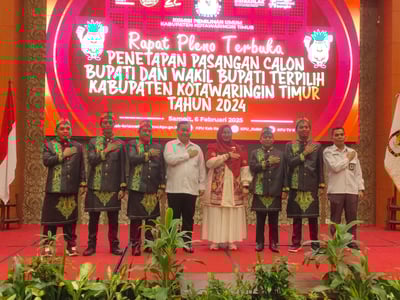 Halikinnor-Irawati Resmi Pimpin Kotim Periode 2025-2030