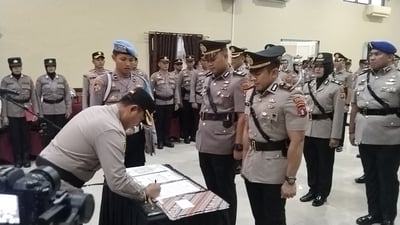 Delapan Perwira Polres Kotim Berganti, Ini Daftarnya