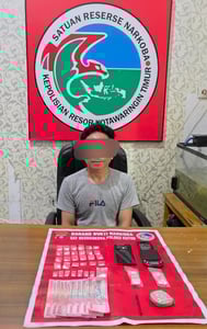 Tim Cobra Satresnarkoba Polres Kotim Bekuk Pengedar Sabu di Mentaya Hulu