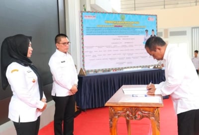 Pemkab Pulpis Canangkan Zona Integritas WBK dan Komitmen Core Value ASN