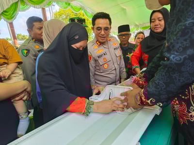Pemkab Kotim dan Polres Bersinergi Cegah Stunting Lewat Gebyar Posyandu Presisi