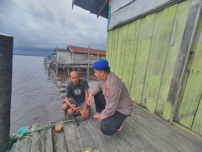 Ditpolairud Gencar Sosialisasi Kamtibmas di Wilayah Pesisir Katingan