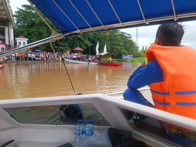 Ditpolairud Polda Kalteng Hadirkan Rasa Aman dalam Semangat Isen Mulang 2025
