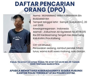 Lima Bulan Buron! Pemuda 19 Tahun DPO Kasus 3 Ons Sabu Masih Diburu Polisi
