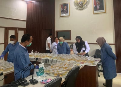Kotim Jadi Kabupaten Pertama di Kalteng Terapkan Program KOTAN, ASN Setda Jalani Tes Urine