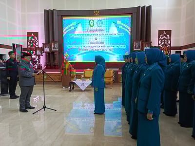 Bupati Kotim Lantik Pengurus TP PKK, Dorong Peran Strategis untuk Kesejahteraan Keluarga