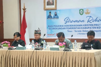 Pemkab Kotim Gelar Siraman Rohani bagi ASN Kristen, Perkuat Spiritualitas dan Etika Pelayanan